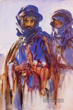 erstes abstraktes aquarell Ölbilder verkaufen - Beduinen John Singer Sargent Aquarell